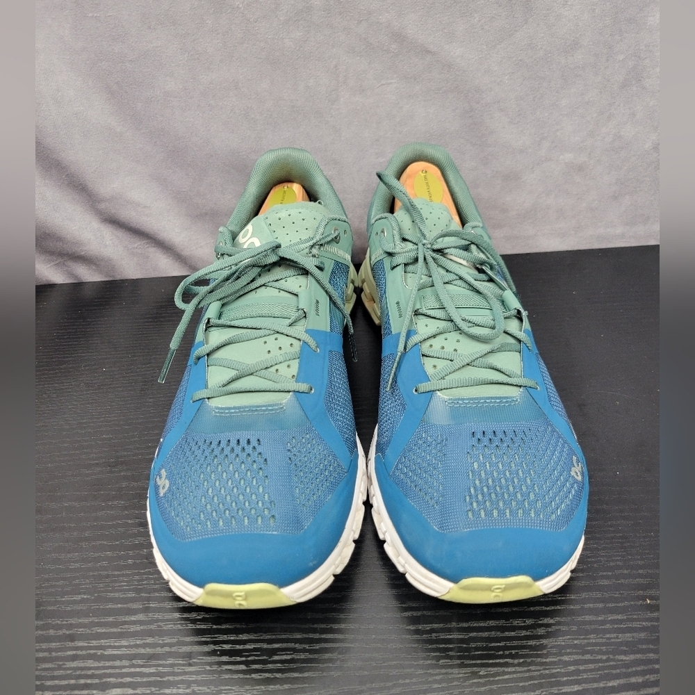 On Cloudflow Road Running Shoes Mens Size 10M Sea Petrol Blue Sneakers - Picture 3 of 10
